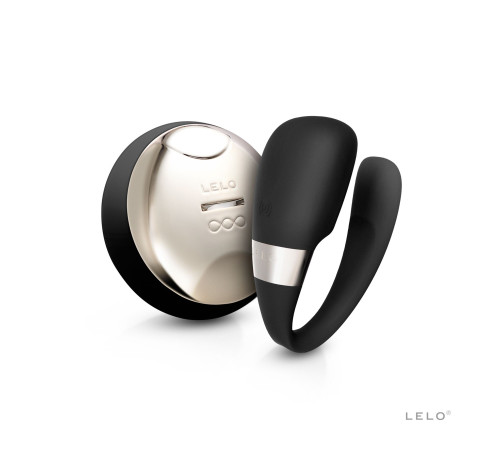 Вібратор для пар LELO Tiani 3 Black, 2 мотори, пульт ДК