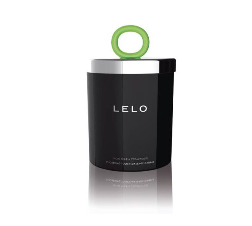 Масажна свічка LELO Massage Candle Snow Pear & Cedarwood, соєвий віск, 36 годин горіння