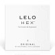 Презервативи LELO HEX Condoms Original 3 Pack, тонкі та суперміцні