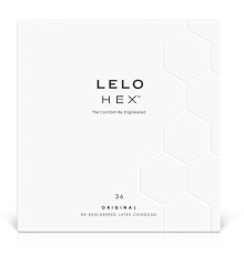 Презервативи LELO HEX Condoms Original 36 Pack, тонкі та суперміцні