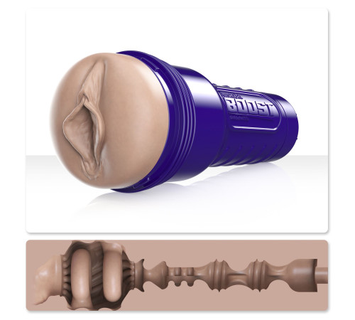 Мастурбатор-вагіна Fleshlight Boost Bang, плавні кільця Turbo Tech