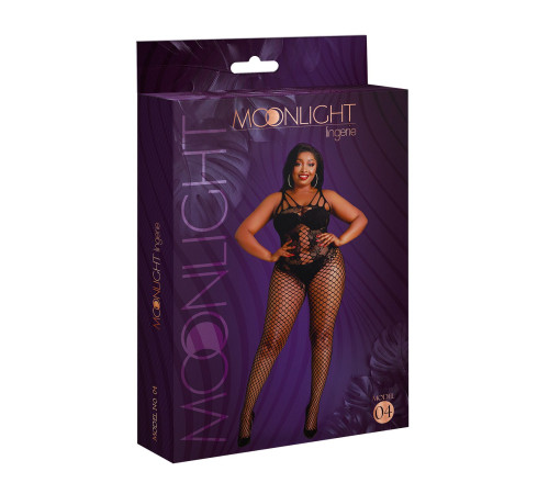 Бодістокінг Moonlight Plus Model 04 XL-XXXL Black, з доступом