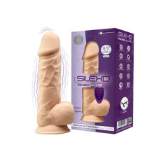 Фалоімітатор з вібрацією SilexD Norman Vibro Flesh (Model 1 size 8,5") + LRS, діаметр 5 см