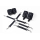 Набір для БДСМ 3 в 1 Feral Feelings BDSM Kit 3 Black, black, наручники, поножі, хрестовина