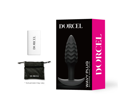 Анальна пробка Dorcel WAVY PLUG, діаметр 3 см, силікон