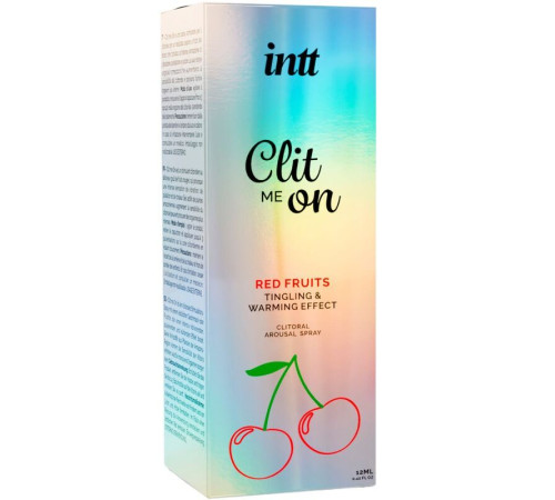 Збуджувальний спрей для клітора Intt Clit Me On Red Fruits Warming Effect 12 мл, зігріваючий ефект