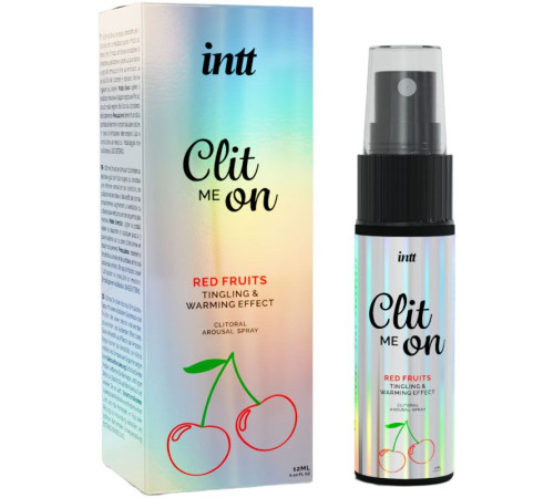 Збуджувальний спрей для клітора Intt Clit Me On Red Fruits Warming Effect 12 мл, зігріваючий ефект