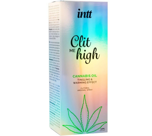 Збуджувальний гель для клітора Intt Clit Me On High Cannabis Oil 15 мл, сильна стимуляція