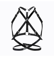 Портупея жіноча Art of Sex - Agnessa Leather harness, Чорний XS-M