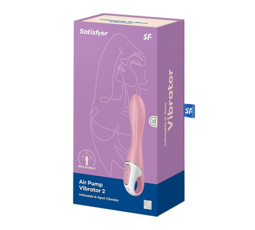 Вібратор точки G надувний Satisfyer Air Pump Vibrator 2