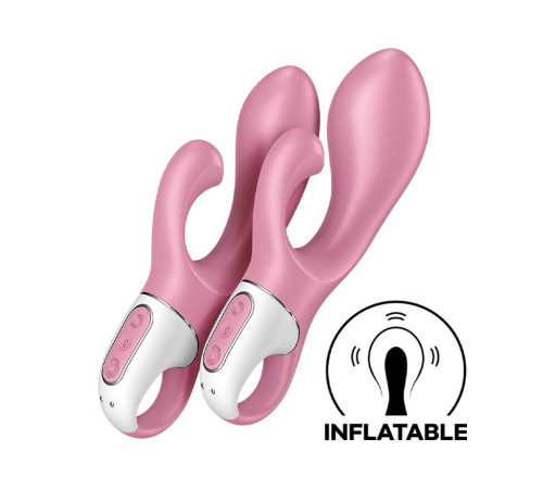 Вібратор-кролик надувний Satisfyer Air Pump Bunny 2