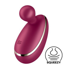 Вібратор для зовнішньої стимуляції Satisfyer Spot On 1 Berry, гнучкий відросток