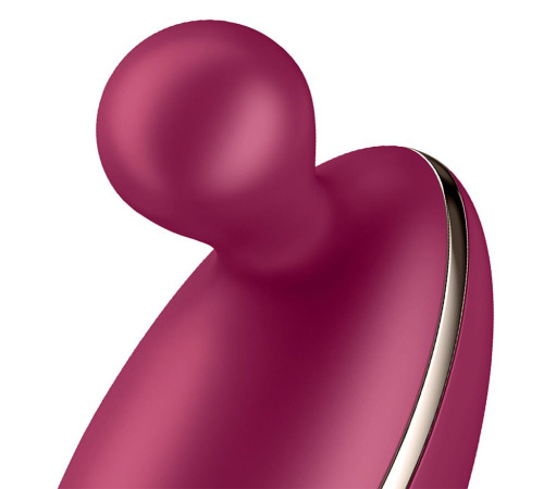 Вібратор для зовнішньої стимуляції Satisfyer Spot On 1 Berry, гнучкий відросток