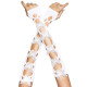 Мітенки Leg Avenue Butterfly applique arm warmers White, метелики