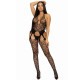 Бодістокінг з відкритим доступом Leg Avenue Net suspender bodystocking One size Black, мереживо