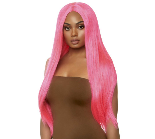 Перука Leg Avenue 33″ Long straight center part wig neon pink