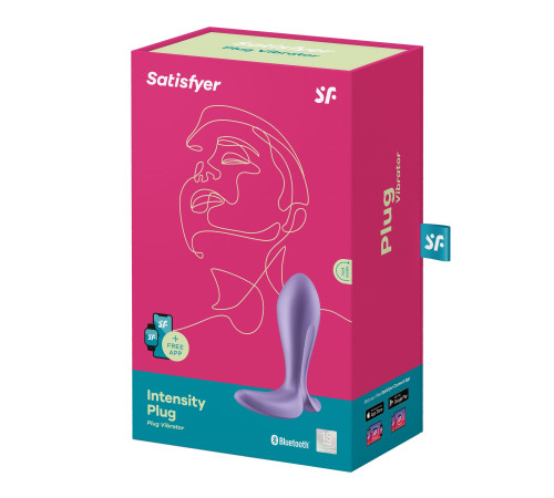 Анальна смарт-пробка з вібрацією Satisfyer Intensity Plug Purple