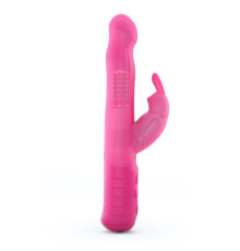 Вібратор-кролик Dorcel Baby Rabbit Magenta 2.0 з перлинним масажем і головкою, що обертається