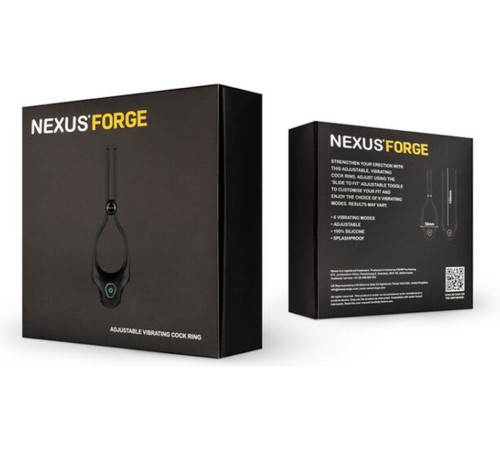 Ерекційне віброкільце-ласо Nexus FORGE Vibrating, 6 режимів