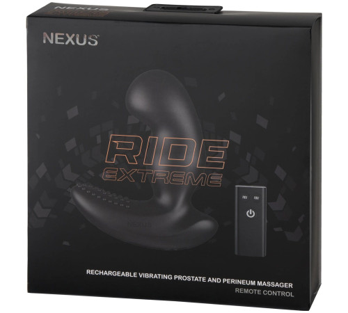 Масажер простати Nexus RIDE EXTREME, 2 мотори, пульт ДК