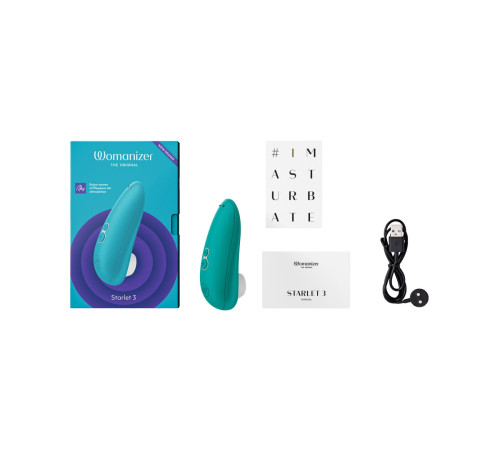 Вакуумний кліторальний стимулятор Womanizer Starlet 3 TURQUOISE