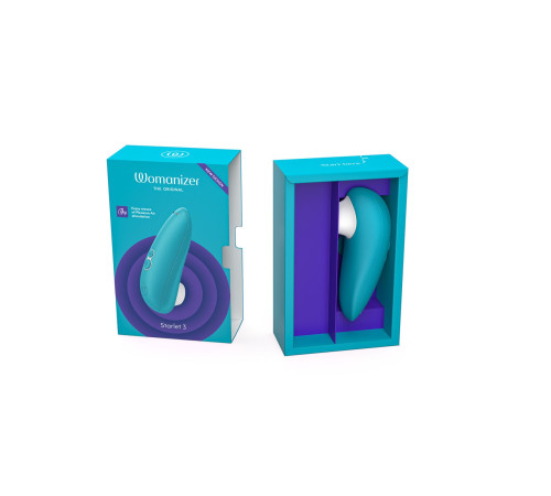 Вакуумний кліторальний стимулятор Womanizer Starlet 3 TURQUOISE