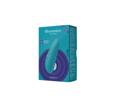 Вакуумний кліторальний стимулятор Womanizer Starlet 3 TURQUOISE