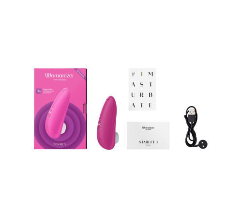 Вакуумний кліторальний стимулятор Womanizer Starlet 3 PINK