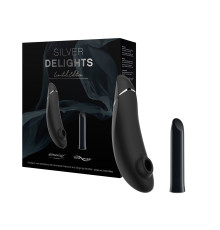 Преміальний подарунковий набір Silver Delights Collection: Womanizer Premium та We-Vibe Tango