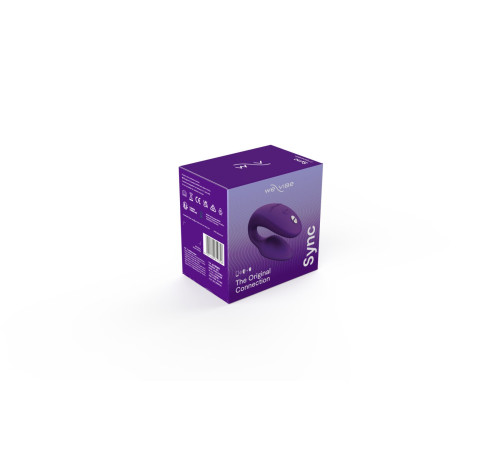 Смарт-вібратор для пар We-Vibe Sync 2 Purple, 10 віброрежимів, пульт ДК