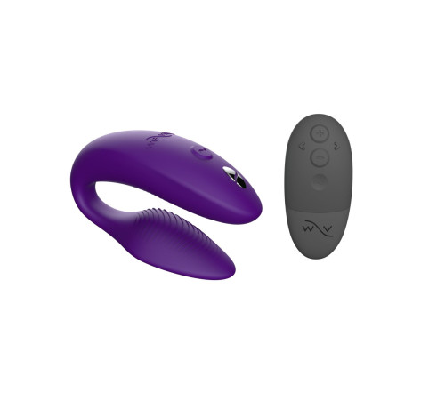 Смарт-вібратор для пар We-Vibe Sync 2 Purple, 10 віброрежимів, пульт ДК