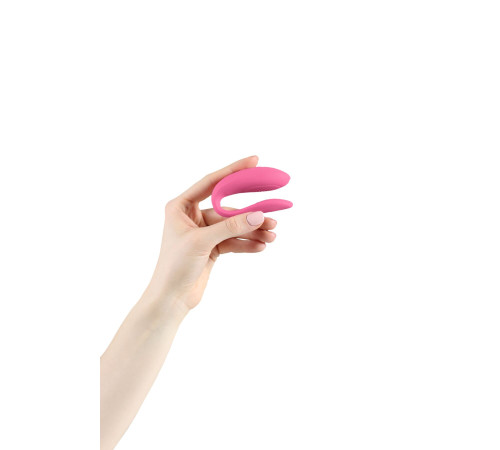 Смарт-вібратор для пар We-Vibe Sync Lite Pink, 10 віброрежимів, можна поєднувати з проникним сексом