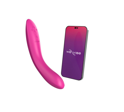 Смарт-вібратор We-Vibe Rave 2 Twisted Pleasure Pink, для точки G та входу в піхву, 2 мотори