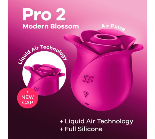 Вакуумний кліторальний стимулятор Satisfyer Pro 2 Modern Blossom, технологія Liquid Air