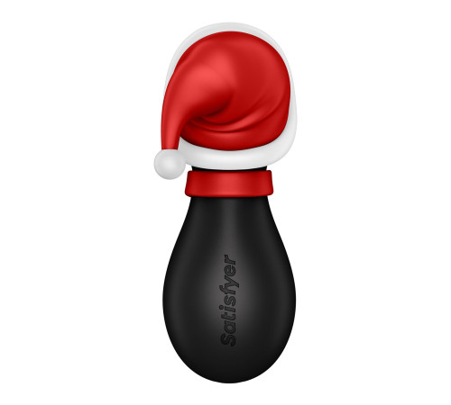 Вакуумний кліторальний стимулятор Satisfyer Penguin Holiday Edition, у шапочці та шарфі