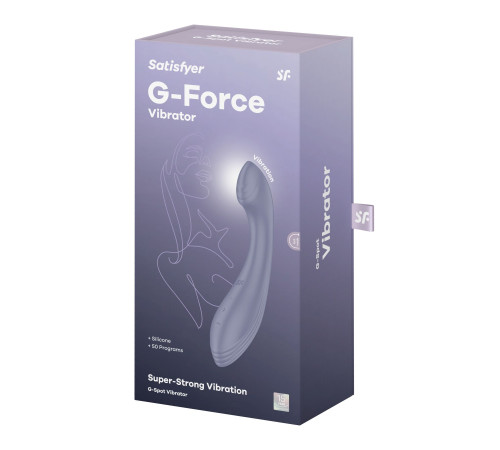 Вібратор для точки G Satisfyer G-Force Violet, 10 режимів + 5 рівнів інтенсивності