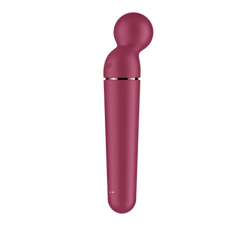 Вібромасажер Satisfyer Planet Wand-er Berry/Rosegold, дуже потужний, бездротовий