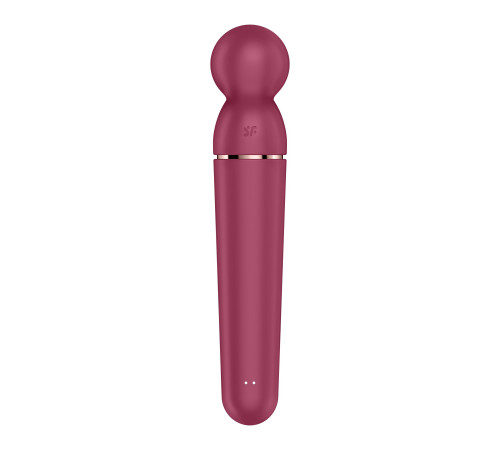 Вібромасажер Satisfyer Planet Wand-er Berry/Rosegold, дуже потужний, бездротовий