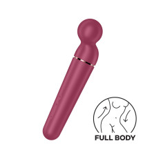 Вібромасажер Satisfyer Planet Wand-er Berry/Rosegold, дуже потужний, бездротовий