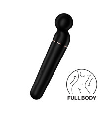 Вібромасажер Satisfyer Planet Wand-er Black/Rosegold, дуже потужний, бездротовий