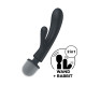 Вібратор-кролик з вібромасажером Satisfyer Triple Lover Grey, 3 мотори