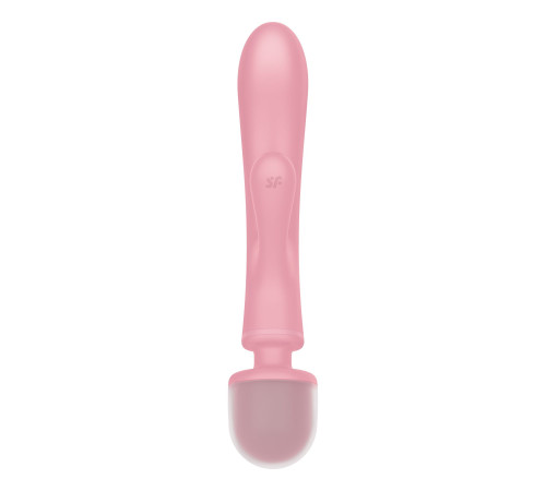 Вібратор-кролик з вібромасажером Satisfyer Triple Lover Pink, 3 мотори