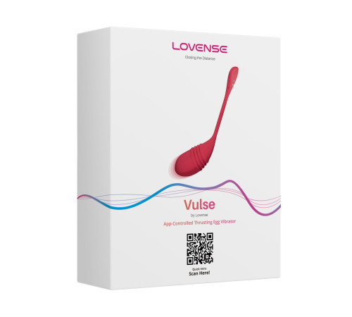 Смарт-віброяйце з пульсацією Lovense Vulse (Thrusting Egg Vibrator), імітація фрикцій