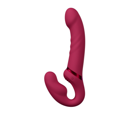 Безремінний смарт-страпон Lovense Lapis vibrating strapless strap-on, 3 мотори