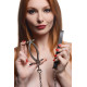 Затискач для статевих губ Master Series: Pussy Tugger Adjustable Vagina Clamp with Chain