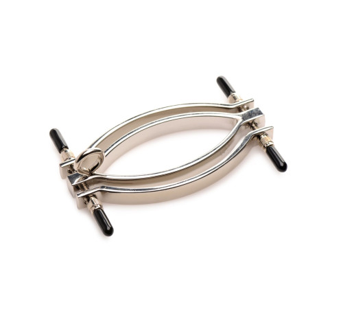 Затискач для статевих губ Master Series: Pussy Tugger Adjustable Vagina Clamp with Chain