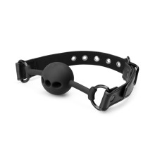 Повітропроникний кляп Bedroom Fantasies: Breathable Silicone Ball Gag, чорний