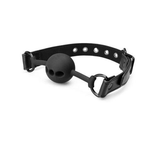 Повітропроникний кляп Bedroom Fantasies: Breathable Silicone Ball Gag, чорний