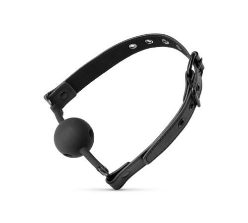 Повітропроникний кляп Bedroom Fantasies: Breathable Silicone Ball Gag, чорний