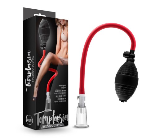 Вакуумна помпа для клітора Temptasia by Blush - Beginner's Clitoral Pumping System - Black